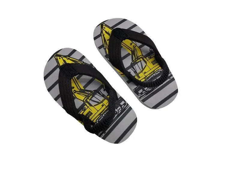 Toddler Flip Flops Shoes Little Kid Sandals with Back Strap Boys Girls Water Shoes for Beach and Pool