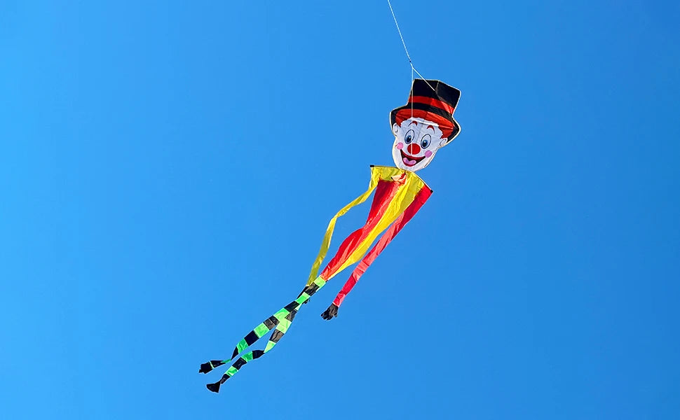 New Outdoor Fun Sports 124Inch Power Single Line Kite For Beginner With Handle And String  Good Flying