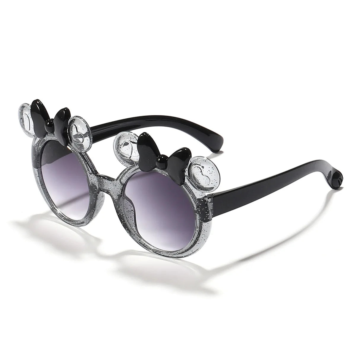2025 Cartoon Cute Photo Concave Shaped Glasses Children's Bow Candy Colored Sunglasses For Girls, Trendy Sunglasses,