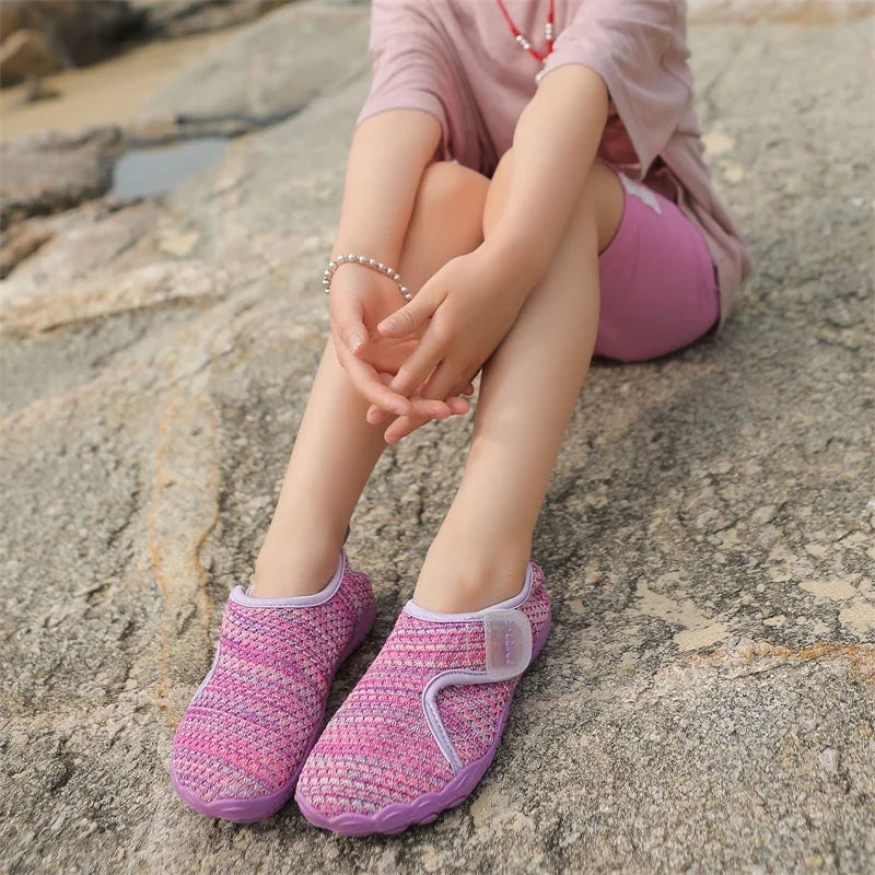 Water Shoes Kids Walking Barefoot Boy Girl Quick Dry Non-slip Beach Sneakers Children Swimming Light Aqua Shoes Outdoor Garden