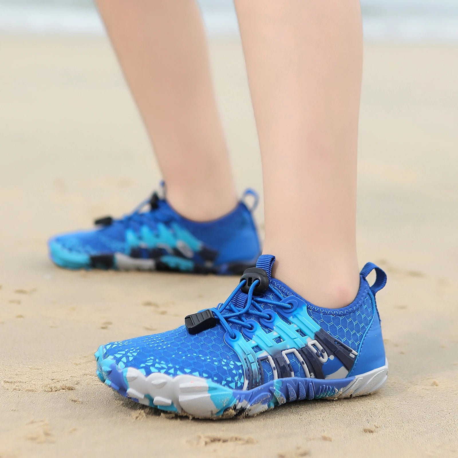 Children Outdoor Water Shoes Barefoot Aqua Five Fingers Sock Swimming Breathable Hiking Wading Beach Outdoor Upstream Sneakers