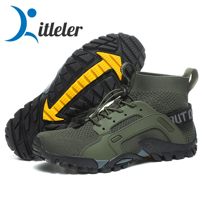 Aqua Shoes Male 2023 Quick-Drying Anti-Slip Sneakers Mountain Hiking Swimming Water Shoes Soft Men Casual Sneakers Free Shipping