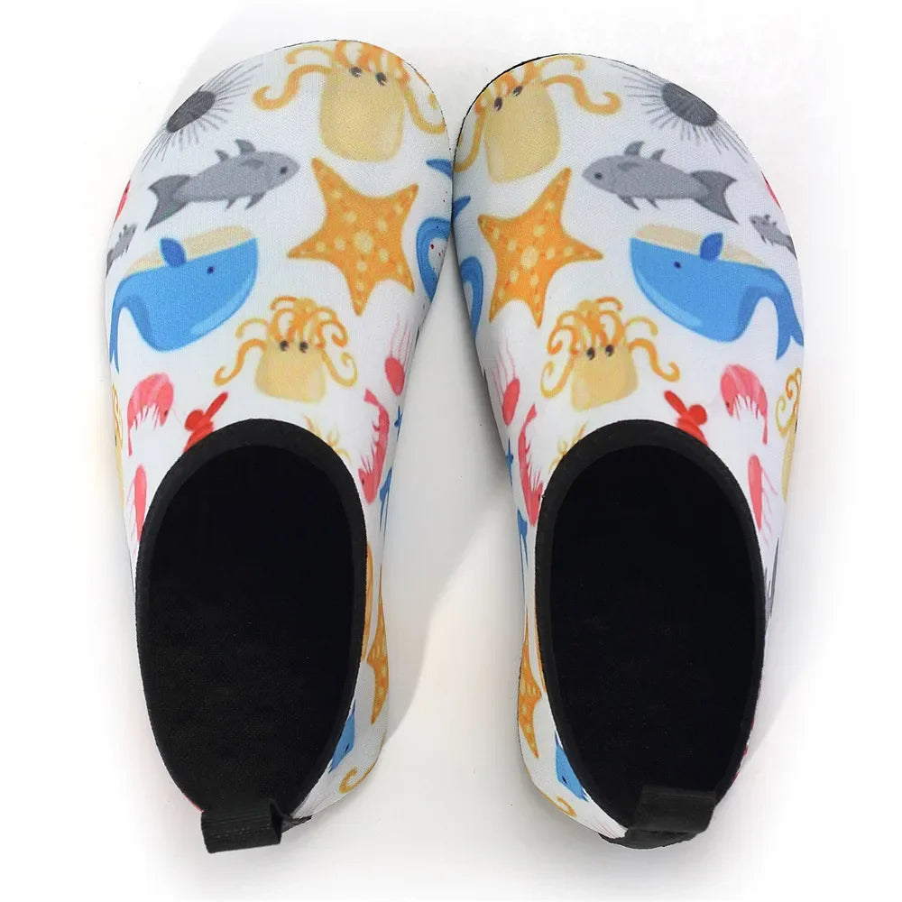 Children Water Beach Shoes Swimming Barefoot Girls Quick-Drying Aqua Shoes Boy Color Light Soft Slipper Snorkeling Swim Socks