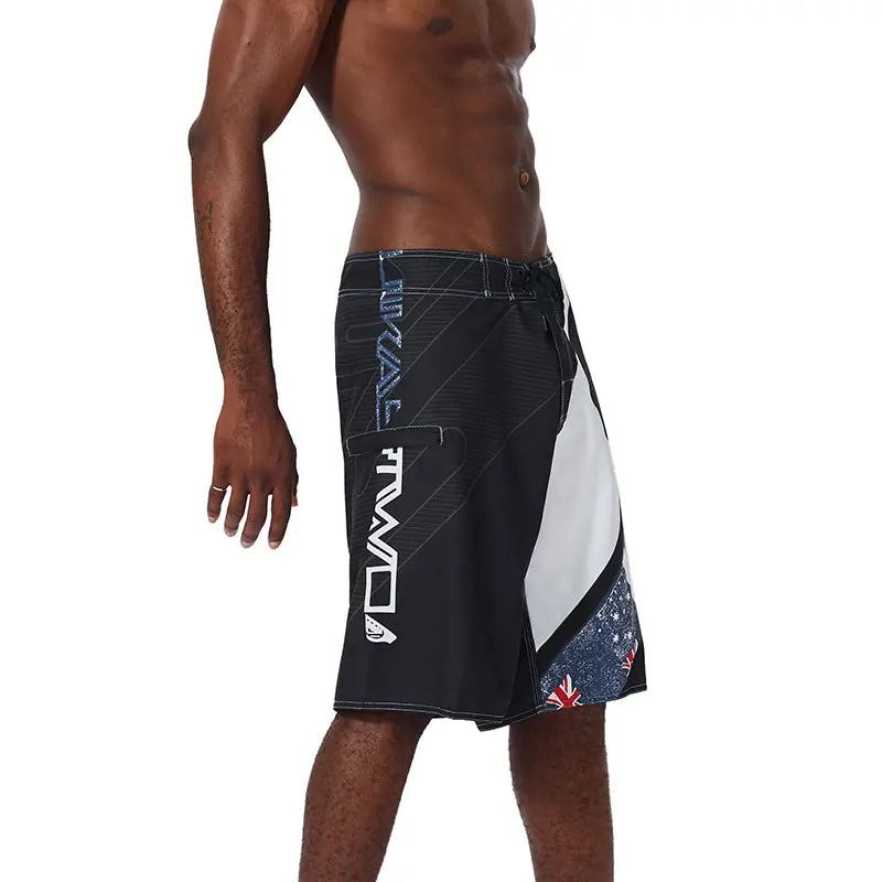 Summer Quick Drying Men Surf Beach Shorts Fitness Muscle High Quality Water Sports Men Beach Shorts  swimshorts  bermuda homme