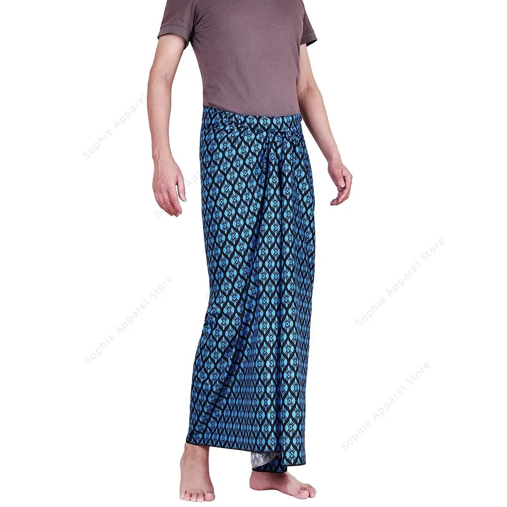 Batik Sarong Skirt for Beach Wrap Tube Skirt Lungi Cover Dress for Men Women