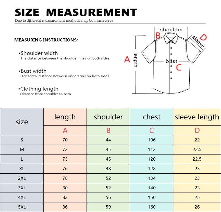 Summer New Hawaii Fashion Vacation Color Printed Casual Collar Short Sleeved Shirt for Men