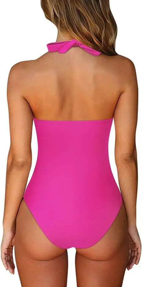2025 Print One Piece Swimsuit Women Sexy Pleated Bathing Suit Leopard Printed Bodysuit Bikini Set Summer Fashion New Beachwear