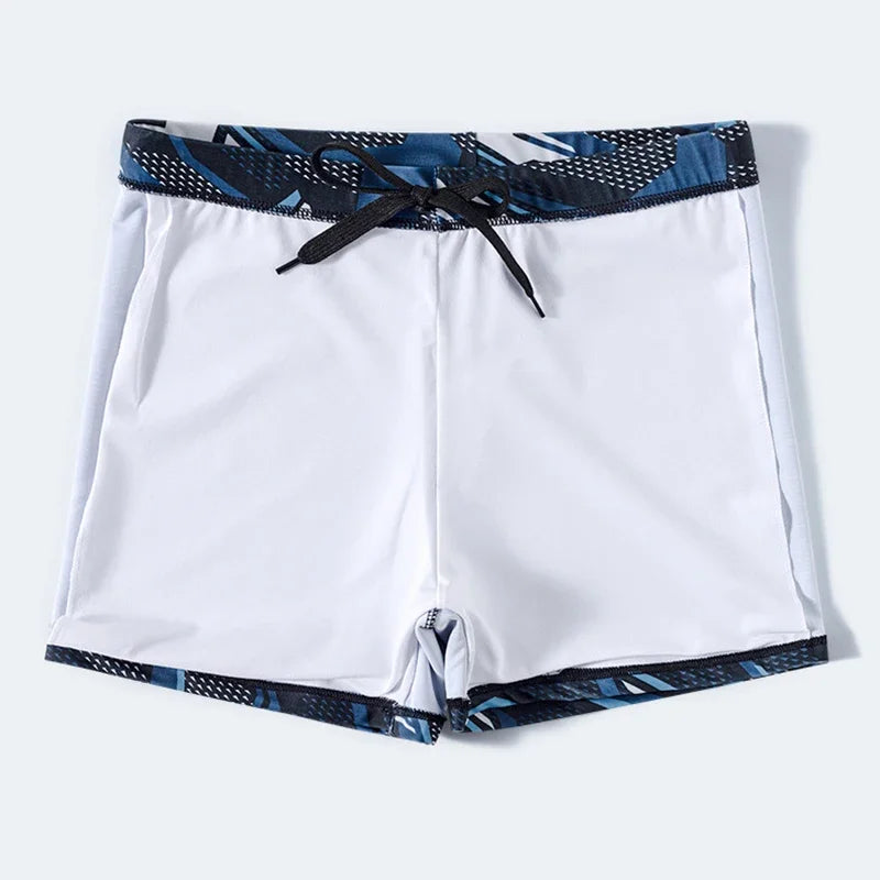 Big Size Breathable Swimsuit Men 2026 Print Bathing Beach Wear Surf Low Waist Running Sports Briefs Tanga Swim Trunks Mens