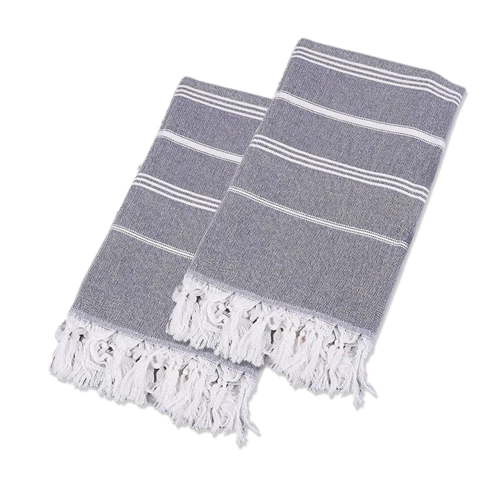 100X180cm Turkish Beach Towel Oversized Sand Free Tassel Quick Dry Swim Extra Large Light Travel for Adults Gifts Accessories ﻿