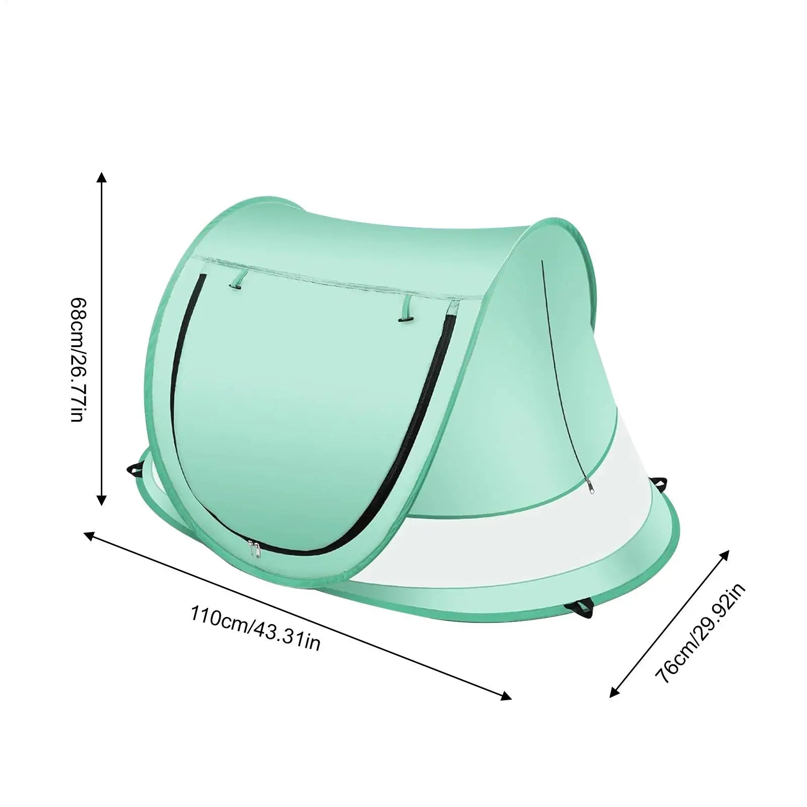 Toddler Beach Tent Outdoor Baby Shade UV Resistant Folding Baby Pop-Up Dome Tent For Vacation Camping Pool Beach Travel Backyard