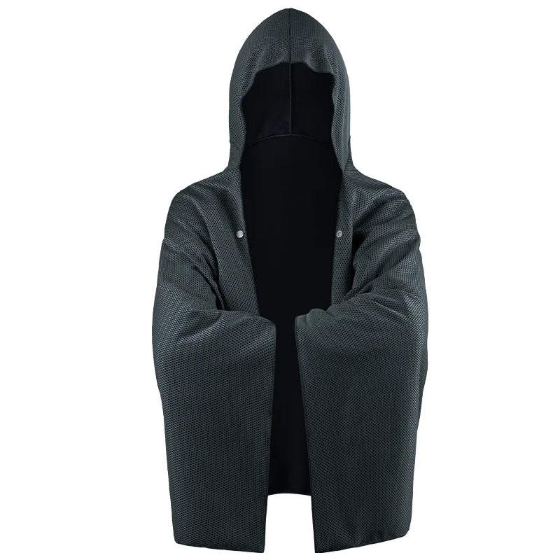 Cooling Hooded Cloak lce Cool Poncho Cover Up Super Absorbent Oversized Hooded Towel Wrap, 4-in-1 for Swimming Beach Pool Travel
