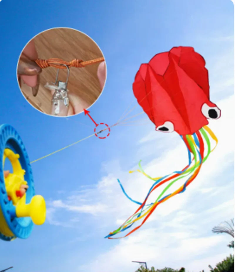 Octopus kites soft kites flying for adults kites professional wind kites inflatable kites gel blaster parachute fabric sport bag
