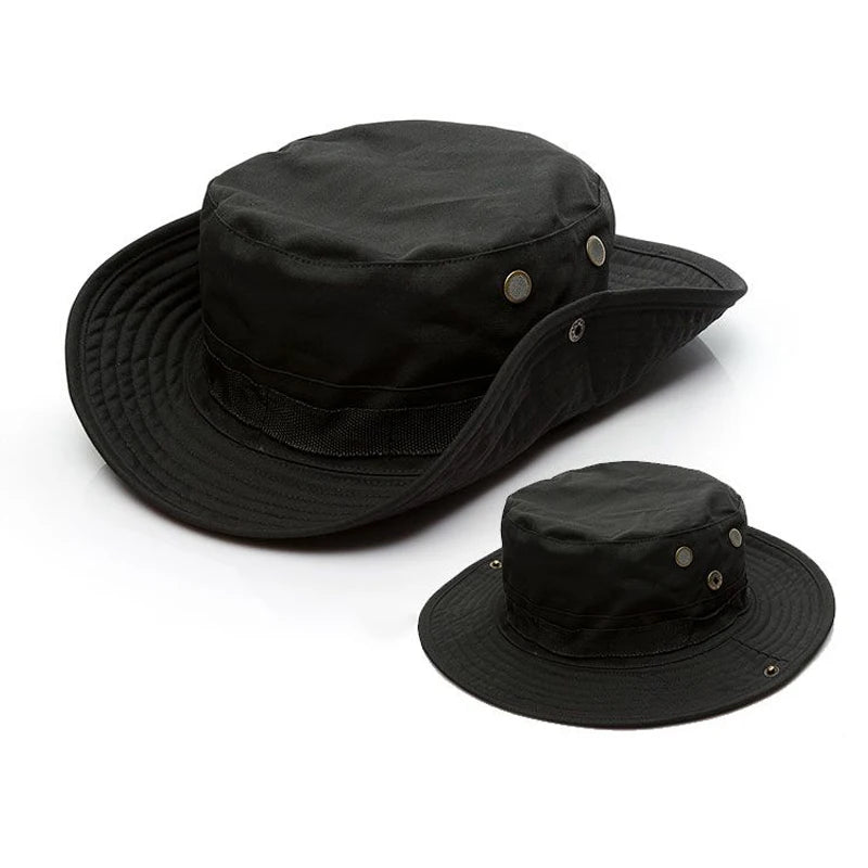 2Pcs/Set Wide-brimmed Hat Balaclava Mixed Set Men Sunscreen Boonie Cap Outdoors Hiking Camping Fishing Hat Sun Hat Fisherman Hat