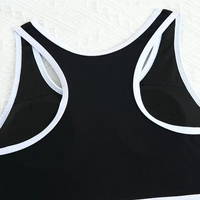 2026 Black Girls Swimsuit High Waist Bikini Kids Swimwear Female Children's Bathers Bathing Swimming Swim Suit Summer Beachwear