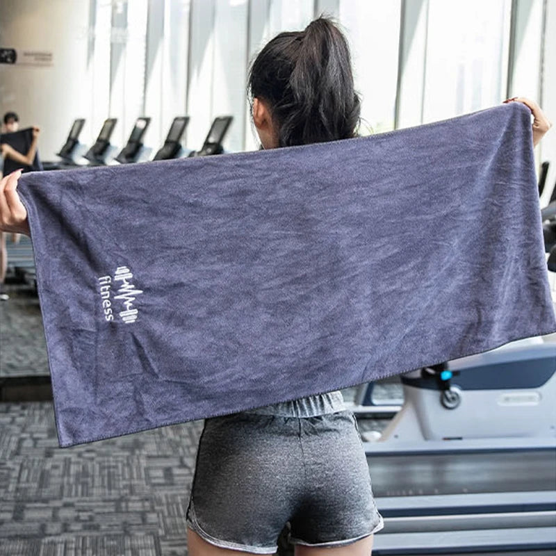 Microfiber Fast Drying Cooling Towel Beach Running Body Non-slip Sports Sweat Gym Yoga Exercise Swimming Fitness Towel 40*95cm