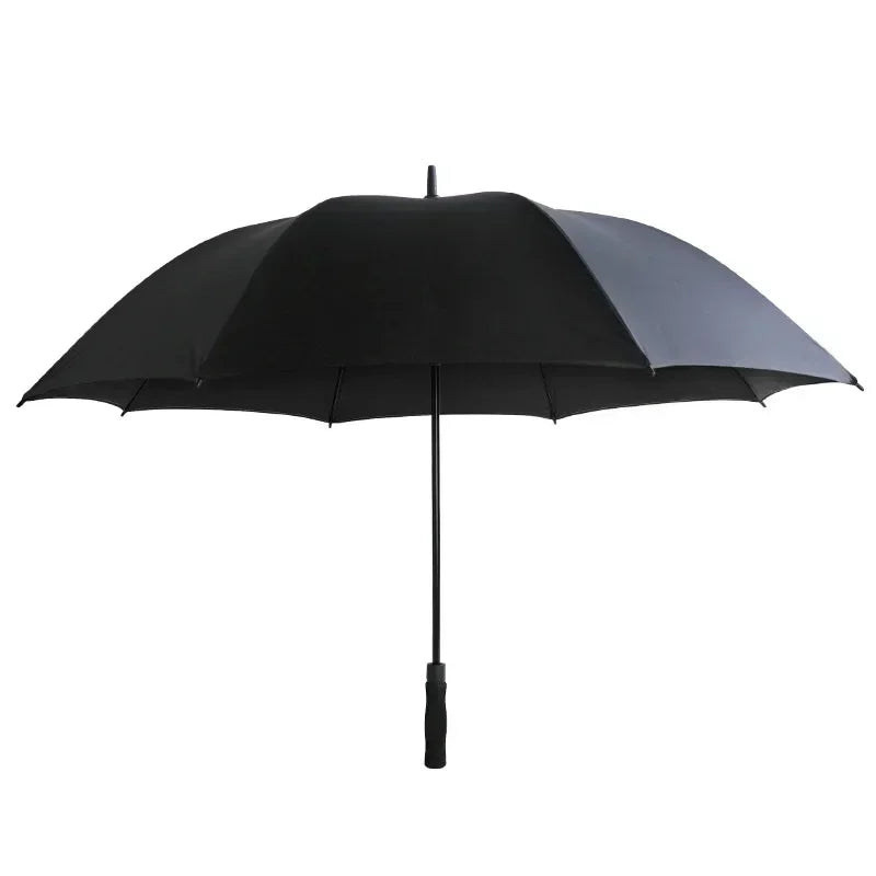 185CM Large Golf Umbrella Male Manual Long Handle Resistant UV Protection Parasol Shade Travel Beach Umbrella Windproof Strong