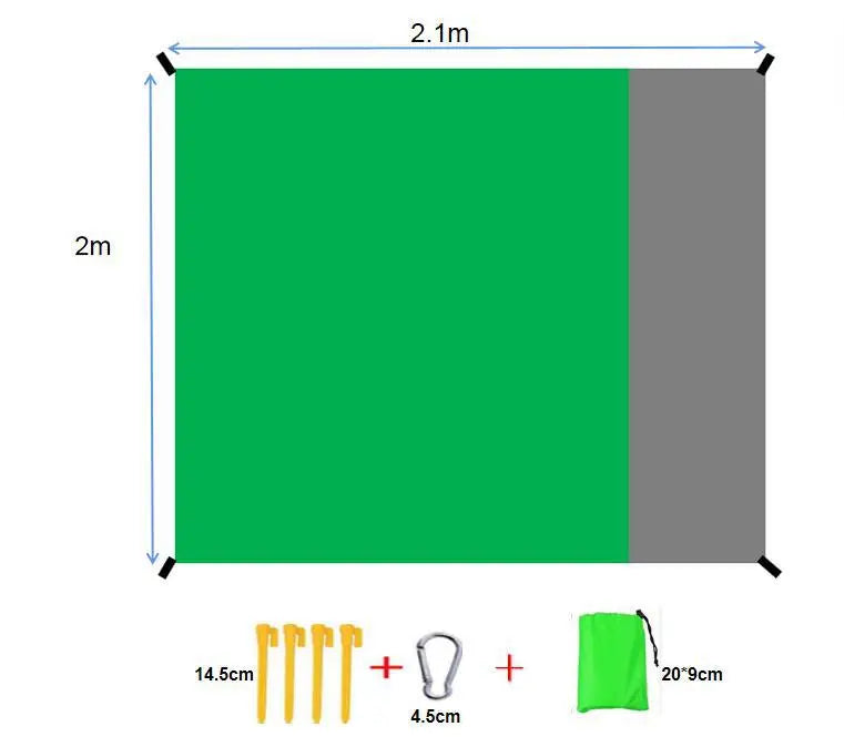Beach Blanket Super Large 79 x 83 Inch Sandproof Waterproof Soft Comfortable Material Light Weight Portable for Beach Outdoor