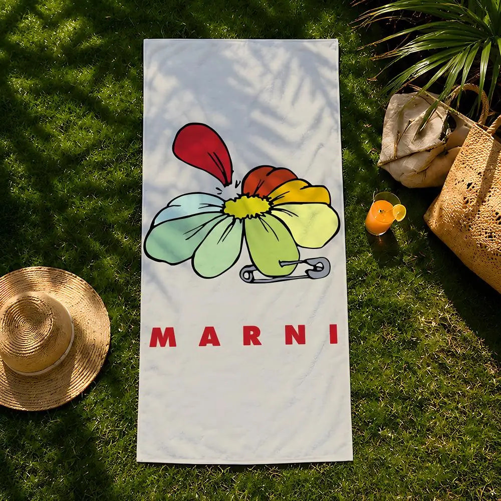 Brand M-MARNI Towel beach towel, quick drying absorbent bath towel for Swim,Gym,Camping,Outdoor hot