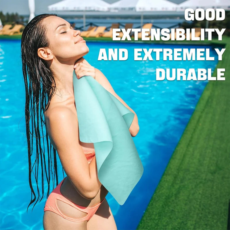 40x80/80x160CM Quick Drying Sports Towel Blue Gray Green Orange Swimming Gym Fitness Camping Running Beach Towel