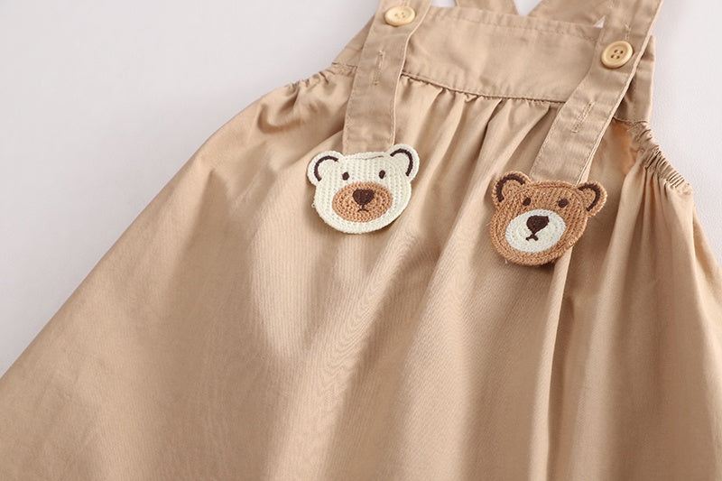 Kids Brother sister Clothes Children Baby Boy/Girl Cartoon T-Shirt Bib Shorts 2pcs/sets Summer Fashion Casual Tracksuit 0-5Years