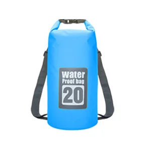5L/10L/15L/20L/30L Outdoor Sport PVC Waterproof Storage Dry Bag For Canoe Kayak Rafting  Swimming Travel Kit Sack Backpack