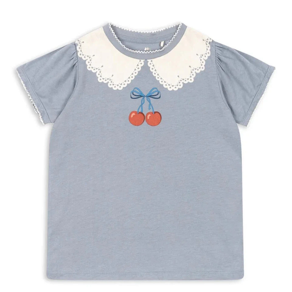 Boys Denim Overalls 2025 KS Girls Cute T-shirt Skirt Boy Simple Cool Tee Tops Shorts Baby Kids Beach Shorts Children Clothes Set