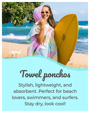 Beach Towels Tropical Animals Blue Unique Design Multiple Sizes Cotton Bath Towels Suitable for Kids and Adults