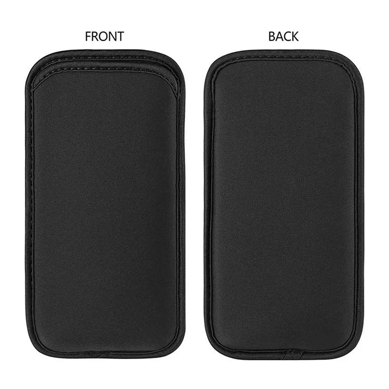 {Summer2} {Winter4} Black Direct-Insert Neoprene Waterproof Phone Pouch Shockproof Scratch-Resistant Mobile Phone Protect Bag