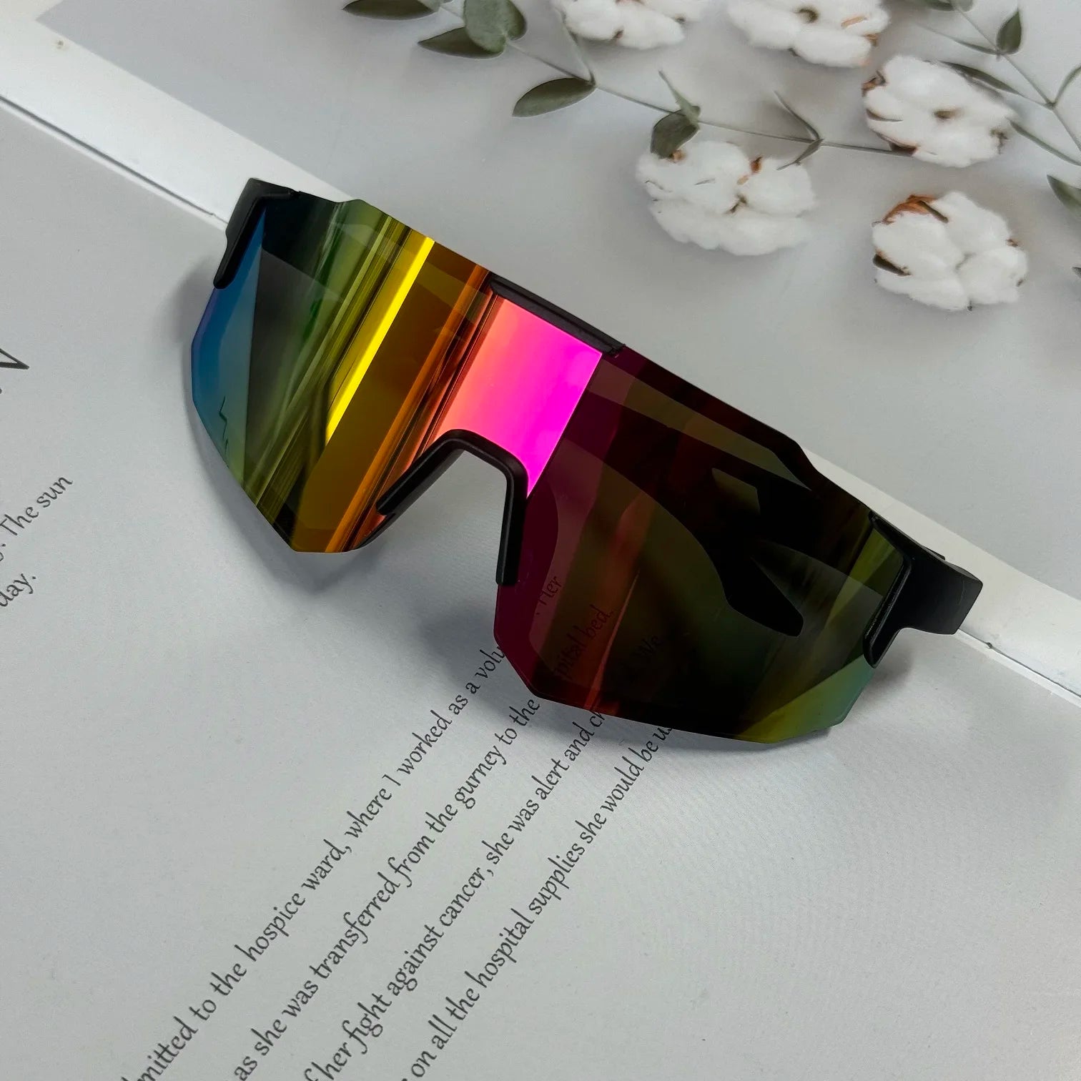 2025 New Arrival Fashion Outdoor Kids Glasses Square Frame Cycling Sunglasses Windproof UV Resistant Plastic Eyewears