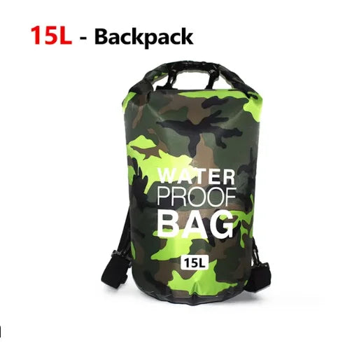 Swimming PVC Pack Dry Bag Backpack for Women Men 10L 15L 20L 30L Waterproof Shoulder Kayak Drifting Rafting Surfing Boating Bag