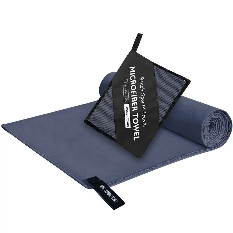 6 Sizes Premium High Quality Microfiber Towel Ultra Absorbent Quick Dry Portable Bag Gym Yoga Beach Camping Travel Lightweight
