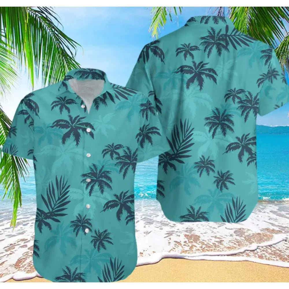 Men's Casual 3D Printed Summer Clothing, Hawaiian Short-Sleeved High-Quality Three-Dimensional Shirt