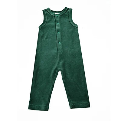 AA-Velour and Striped Layered Set Kids Clothes Sibling Matching Girl Dress Boys Top Baby Romper V Neck Children Family Matching