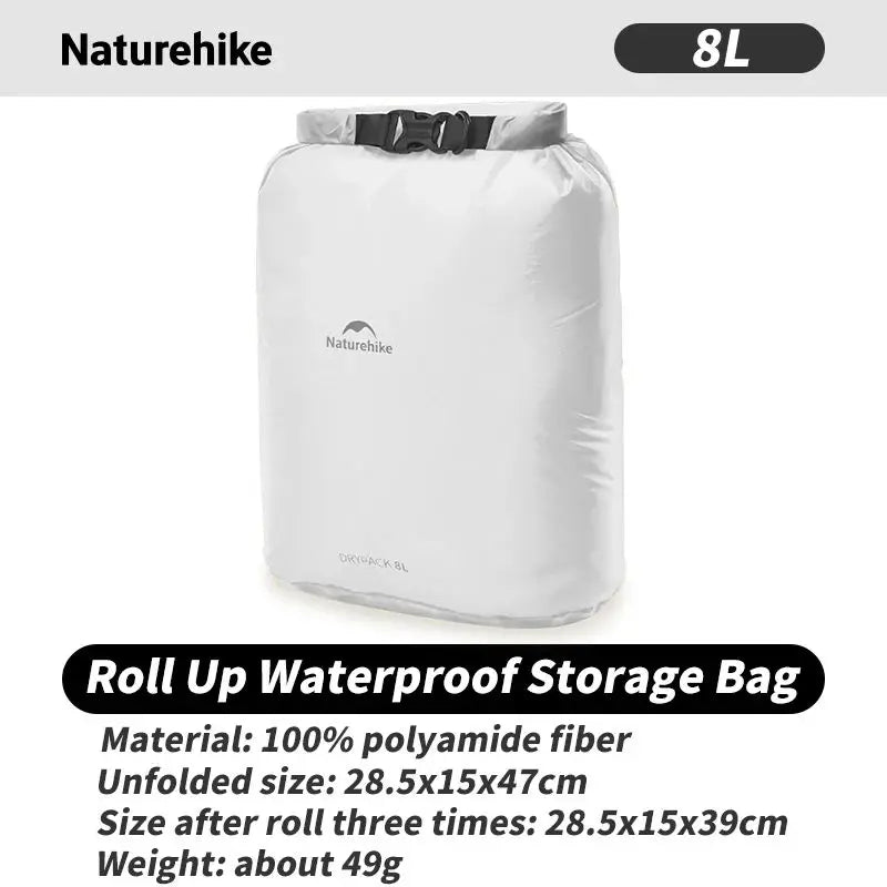 Naturehike Swimming Waterproof Dry Bag Waterproof Compression Storage Bag Rafting Kayaking Trekking Floating Sailing Dry Sacks