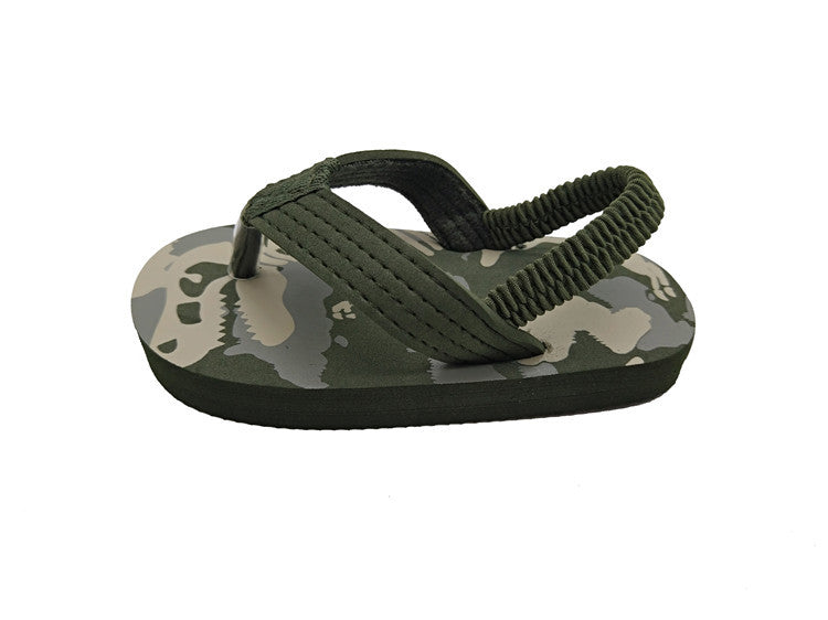 New Summer Children Beach Shoes Toddler Boy House Slippers Anti-slip Flip Flops Outdoor Sandals Kids Cartoon Water Shoes for Boy