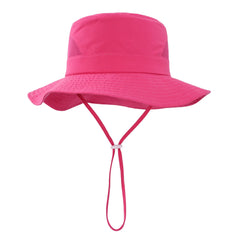Children's Fisherman Hats for 3 Months to 10 Years Old, Summer Outdoor Sun Protection and UV-Blocking Sun Hats, Mesh Breathable