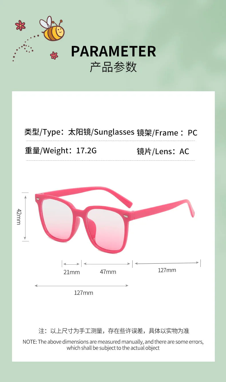 2025 UV400 Children's Multiple styles to choose from children's sunglasses 2-8 Year Old Baby Decorative Sunglasses Trendy