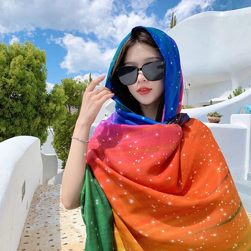 20 Styles 90x180cm Cotton Linen Summer Beach Dress Bikini Cover-ups Sarong Wrap Scarf Women Brazilian Swimsuit Bathing Cover Up