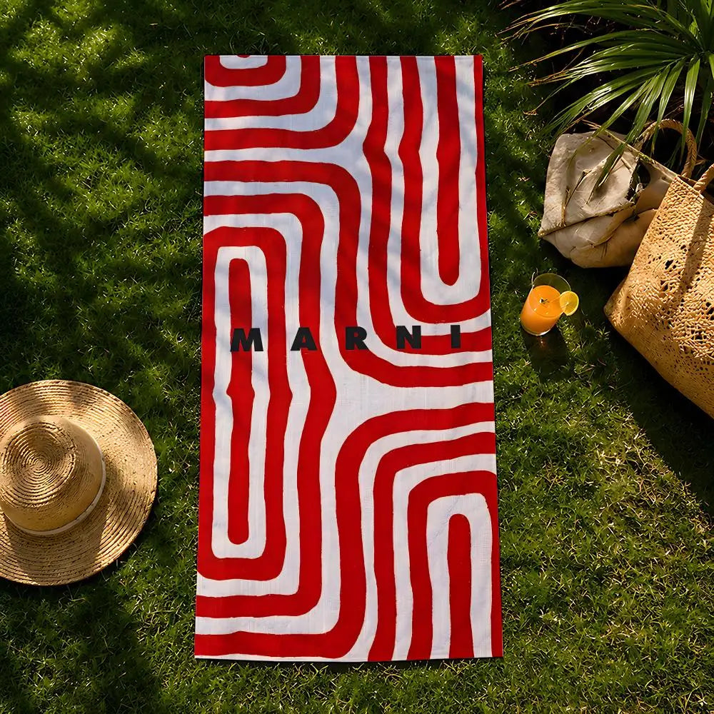Brand M-MARNI Towel beach towel, quick drying absorbent bath towel for Swim,Gym,Camping,Outdoor hot