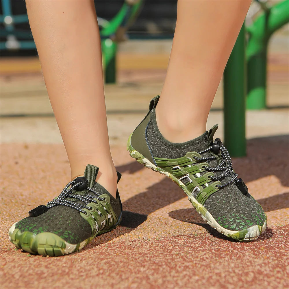 Children Outdoor Water Shoes Barefoot Aqua Five Fingers Sock Swimming Breathable Hiking Wading Beach Outdoor Upstream Sneakers
