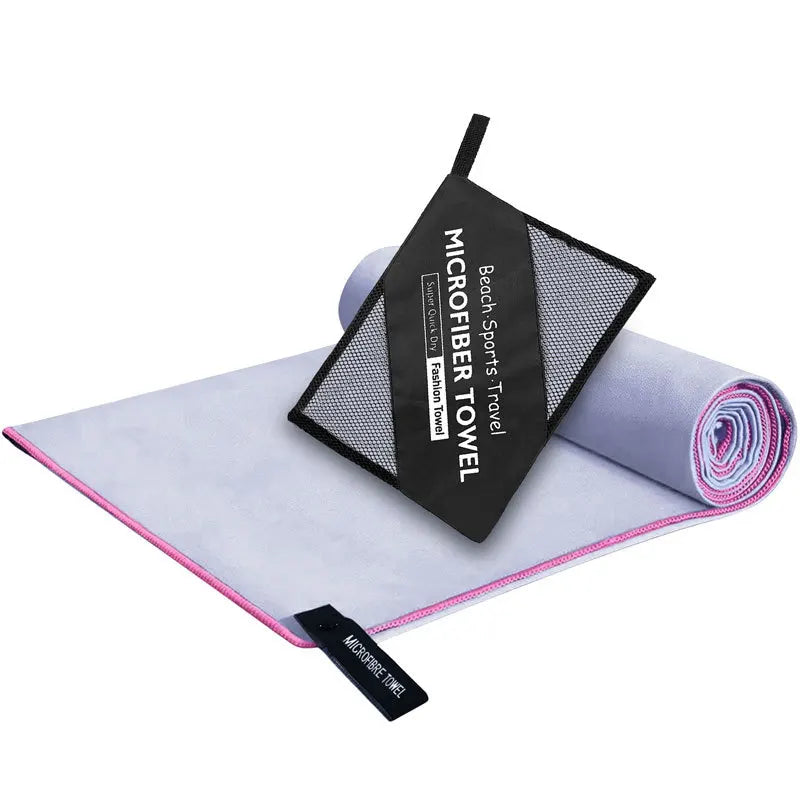 6 Sizes Premium High Quality Microfiber Towel Ultra Absorbent Quick Dry Portable Bag Gym Yoga Beach Camping Travel Lightweight
