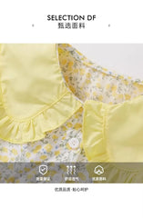Children's Summer Fashionable Dress, Girls' Floral Skirt, New Summer Dress, Beautiful Princess Dress for Little Girls