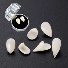 Vampire Teeth Fangs Fairy Butterfly Elf Ears False Teeth Cosplay Masquerade Costume Prop Horror Halloween Party Decoration Favor
