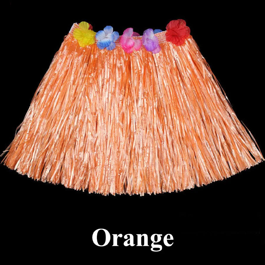 1pc/5pcs-Hawaiian Hula Skirt Hawaiian Grass Skirt Tropical Hawaiian Hula Skirt Hawaiian Hula Skirt Costume Summer Beach Vacation