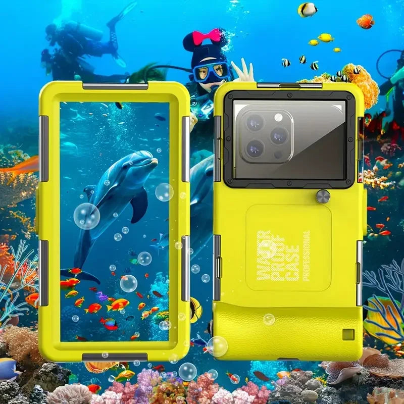 New Multifunctional Durable Waterproof 15m /50Ft Universal 6.9inch Waterproof Phone Case Underwater Photography Ip68 Professional Diving Suitable for Iphone/Samsung/Xiaomi/Huawei/Google