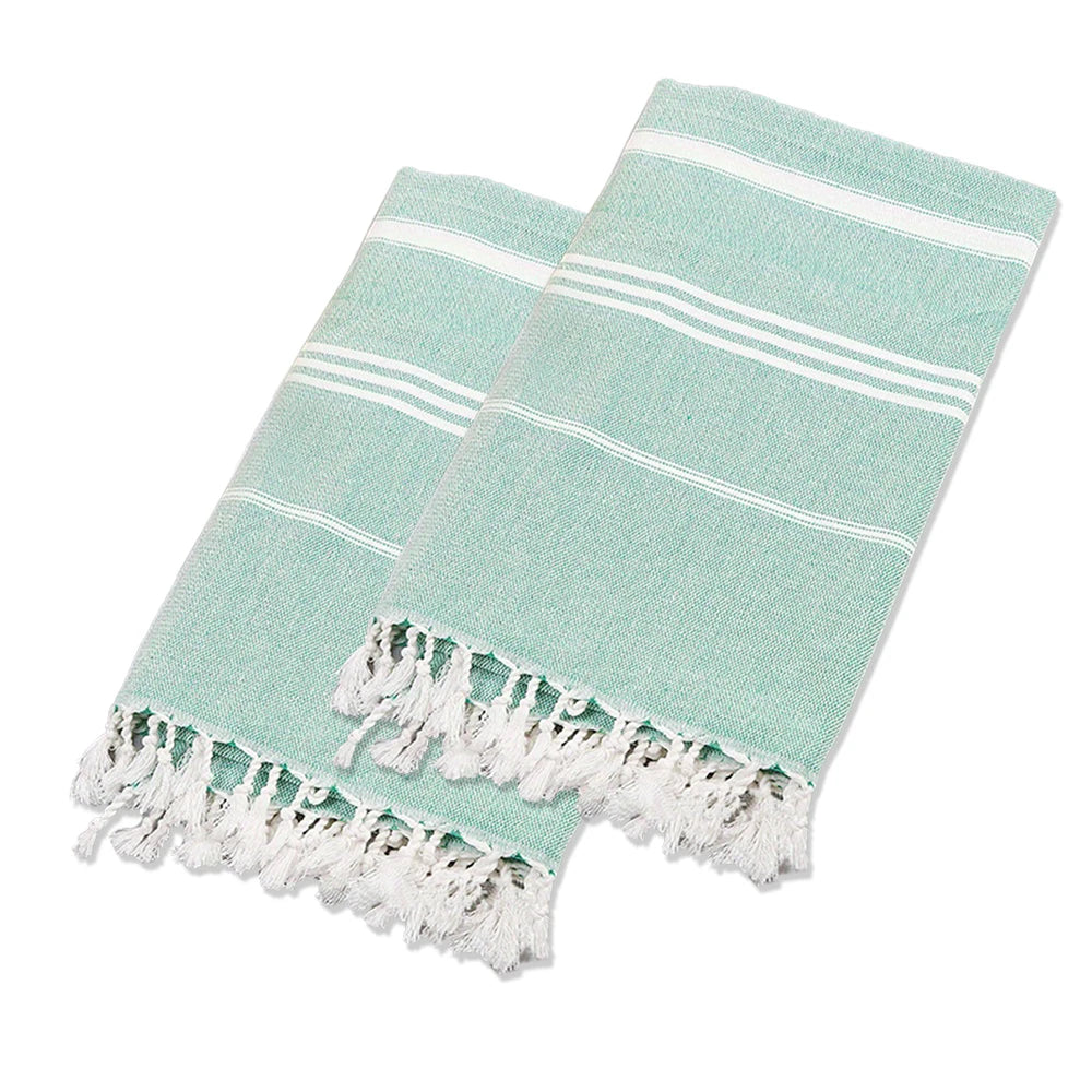 100X180cm Turkish Beach Towel Oversized Sand Free Tassel Quick Dry Swim Extra Large Light Travel for Adults Gifts Accessories ﻿