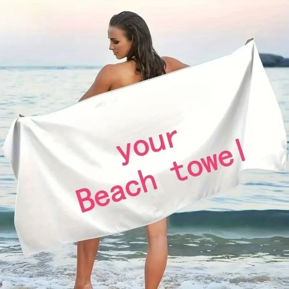 Tropical Palm Tree Beach Print Towel Summer Ocean Quick Dry Towel for Beach Swimming Pool Travel Camping Gym Daily Outdoor Uses