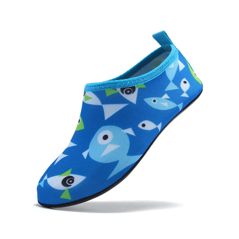 Children Water Beach Shoes Swimming Barefoot Girls Quick-Drying Aqua Shoes Boy Color Light Soft Slipper Snorkeling Swim Socks
