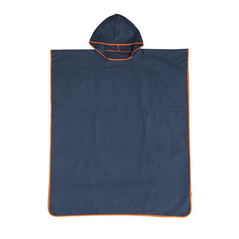 Microfiber Hooded Towel Men Women for Swim Beach Travel Quick Dry Changing Robe Cape Bath Towel Bathrobe Surf Poncho Sauna Play