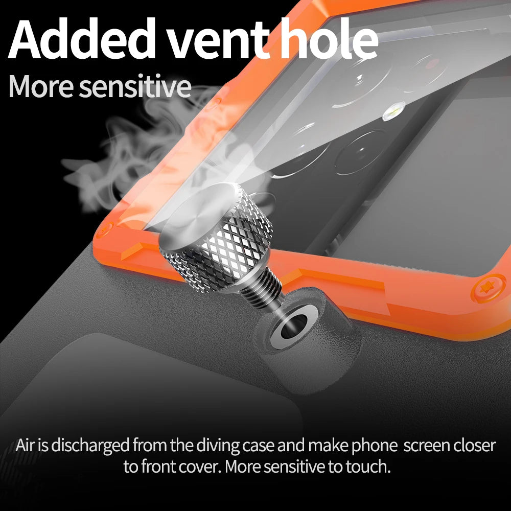 New Multifunctional Durable Waterproof 15m /50Ft Universal 6.9inch Waterproof Phone Case Underwater Photography Ip68 Professional Diving Suitable for Iphone/Samsung/Xiaomi/Huawei/Google